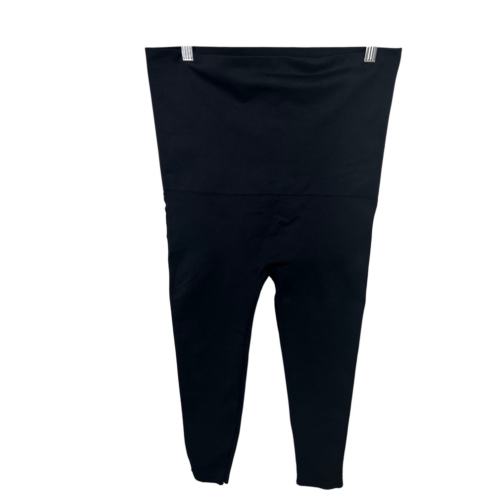Mother Tucker Belly‎ Bandit Black Leggings Wide Belly Band Women's Size XL